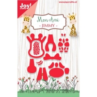 Billede: skæreskabelon giraffen Jimmy, JOY CUT/EMB “Giraffe Jimmy” 6002/1212, 60x33mm