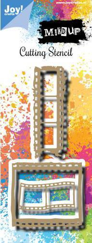 Billede: skæreskabelon filmstrimler, JOY CUT “Flimstrip” 6002/1232, 31x80,5 / 57,5x62 / 25x49,5mm