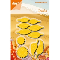 Billede: skære/prægeskabelon blomsten Dahlia, JOY CUT/EMB “Dahlia” 6002/1235, 94,5x62,5mm