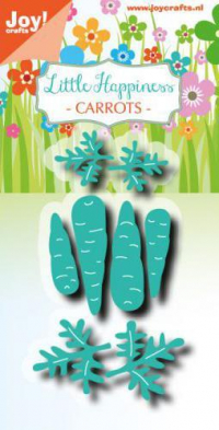Billede: skære/prægeskabelon gulerødder, JOY CUT/EMB “Carrots” 6002/1279, 105x35mm