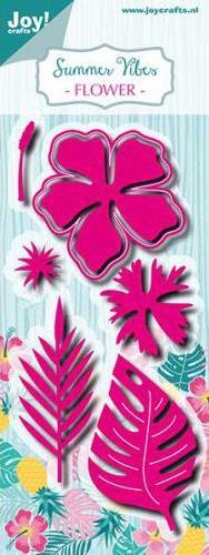 Billede: skæreskabelon blomst, JOY CUT/EMB “Summer Vibes Flower” 6002/1290, 30x6 / 19x18 / 70x28 / 67x40 / 37x35 & 54x55mm