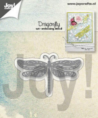 Billede: skære/prægeskabelon guldsmed, JOY CUT/EMB “Dragonfly