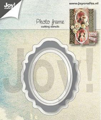 Billede: skæreskabelon oval fotoramme, JOY CUT “Photoframe