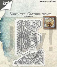 Billede: skæreskabelon geometriske hjørner, JOY CUT “Geometric corners