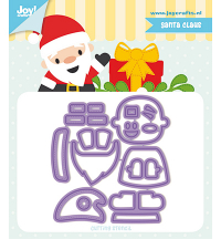 Billede: skæreskabelon julemanden, JOY CUT/EMB “Santa Claus” 6002/1329, 74,2x67,5mm