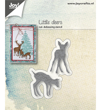 Billede: skære/prægeskabelon 2 rådyrkid, JOY CUT/EMB “Little Deers” 6002/1349, 35x21 & 28x30mm