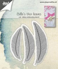 Billede: skære/prægeskabelon tynde blade, JOY CUT/EMB “Bille's thin leaves