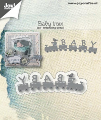 Billede: skære/prægeskabelon babytog, JOY CUT/EMB “Baby Train
