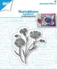 Billede: skære/prægeskabelon kornblomst, JOY CUT/EMB