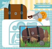 Billede: skæreskabelon skattekiste, JOY CUT “Treasure Chest