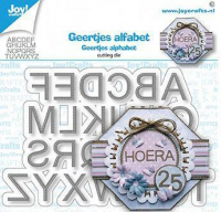 Billede: skæreskabelon alfabet med stitch, JOY CUT, “Stitched Alphabet