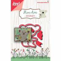 Billede: skæreskabelon koala med unge, Joy!Crafts • Noor Mon ami cutting die koala Sydney, 6002/1630