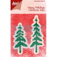 Billede: skæreskabelon juletræer, Joy Cut/Emb 6002/2056 Christmas Trees, førpris kr. 63,00, nupris