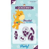 Billede: skæreskabelon JOY CUT “Dendennis Party – Disco Inferno” 6002/3115, førpris kr. 58,00, nupris
