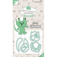 Billede: skæreskabelon Sally stinkdyr, JOY CUT, Sally Skunk, 6002/3127, 37,5x77,5mm, førpris kr. 69,00, nupris