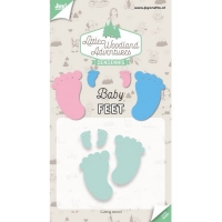 Billede: skæreskabelon babyfødder, JOY CUT “Babyfeet” 6002/3133, 77x97mm, førpris kr. 51,00, nupris