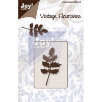 Billede: skæreskabelon kristtjørnblad, 6003/0060 Holly Leaves, joy, førpris kr. 40,00, nupris