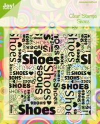Billede: Stempel Shoes 130x130mm, joy, førpris kr. 75,- nupris