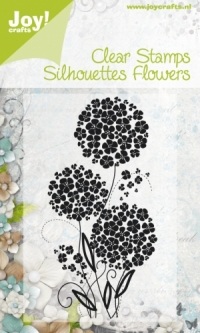 Billede: Joy stempel Silhouettes Flowers 4,5x9cm, førpris kr. 54,- nupris