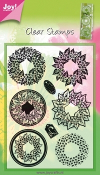 Billede: Joy Stempel 148x105mm Wreaths, førpris kr. 70,- nupris