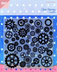 Billede: Stempel Gears. 6410/0080, joy, førpris kr. 84,- nupris