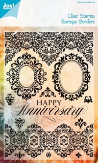 Billede: JOY STEMPEL “Baroque Borders, førpris kr. 100,00, nupris