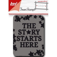 Billede: JOY FOAM STEMPEL “Stars” 6410/0449, 101,6x76,2mm, førpris kr. 48,00, nupris