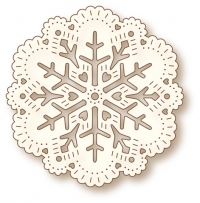 Billede: WILD ROSE STUDIO DIES SD030, Snow Doily, tilbud, førpris kr. 126,-, nupris