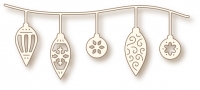 Billede: WILD ROSE STUDIO DIES SD035, Row of Baubles, tilbud, førpris kr. 110,-, nupris