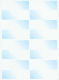 Billede: lys blå skygge bordkort 8 stk. pr. ark