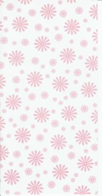 Billede: 5 stk. kartonkort 14x28 blomst, rosa