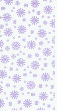 Billede: 5 stk. kartonkort 14x28 blomst, lilla