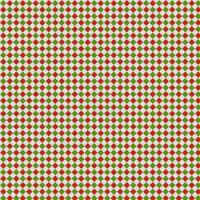 Billede: 5 kartonkort 14x28 rød/grøn harlekin