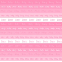 Billede: 5 stk. kartonkort 14x28 baby lyserød