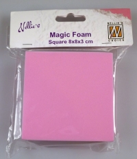 Billede: Nellie Snellen Magic Foam Square 8x8x3cm NMMMF002