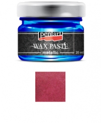 Billede: Pentart Wax Paste 20ml “Metallic Red” 26680