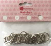 Billede: Bookrings 25mm 24 stk