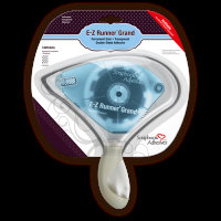Billede: E-Z Runner GRAND - Permanent Adhesive TURQUOISE 01259-6, Passer til p655008 / 01254-4,
Denne dispenser indeholder 42m permanent dobbeltklæbende tape formet som dots. Dots kan afsættes i kurver, lige linjer og cirkler.
Denne dispenser kan genopfyldes med alle refiller fra samme serie.
Det er nemt at isætte ny refill: Bare åbne, sætte i, lukke igen - og dispenseren er klar til brug!
Dispenseren er helt perfekt til alle former for DIY-projekter og fotomontering. Brug enten tapen til at fastsætte forskellige objekter eller design tapen med folie eller glimmer.
• 42m
• 8mm bred
• Genopfyldelig
• Hvide, permanente dobbeltklæbende dots
• Ingen tørre-tid, ingen klæbetråde
• Dots er lette at afsætte i kurver, cirkler og lige linjer
• Til papir, fotos, dokumenter, kreative projekter, gaveindpakning og udsmykning
• Syrefri
• Holdbar arkivering