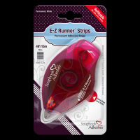 Billede: E-Z Runner - STRIPS - Permanent Adhesive 01200-6, Passer til p655013 / 01201-6, 
Dispenseren indeholder permanent dobbeltklæbende tape formet som lameller. Lamellerne kan afsættes i kurver, lige linjer eller cirkler.
Denne dispenser kan genopfyldes med alle refiller fra samme serie.
Det er nemt at isætte en ny refill: Bare åbne, sætte i, lukke igen - og dispenseren er klar til brug!
Dispenseren er helt perfekt til alle former for DIY-projekter og foto montering. Brug enten tapen til at fastsætte forskellige objekter eller design tapen med folie eller glimmer.
• 15m
• 8mm bred
• Permanent klæbeevne
• Genopfyldelig
• Hvid dobbeltklæbende, permanent tape i lameller
• Ingen tørre-tid, ingen klæbetråde
• Lamellerne er lette at afsætte i kurver, cirkler og lige linjer
• Til papir, fotos, dokumenter, kreative projekter, gaveindpakning og udsmykning
• Holdbar arkivering 