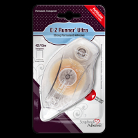 Billede: E-Z Runner - ULTRA - Permanent STRONG Adhesive 01234-6, Passer til p655016 / 01235-6,
Dispenseren indeholder ekstra stærk permanent dobbeltklæbende tape. Tapen er ekstra stærk og hæfter med det samme. Specielt velegnet til DIY æsker og andre objekter som kræver en stærkere klæbeevne.
Denne dispenser kan genopfyldes med alle refiller fra samme serie.
Det er nemt at isætte en ny refill: Bare åbne, sætte i, lukke igen - og dispenseren er klar til brug!
Dispenseren er helt perfekt til alle former for DIY projekter og foto montering.
• 13m
• Gennemsigtig, ekstra stærk permanent, dobbeltklæbende tape
• Ingen tørre-tid
• Let at afsætte i kurver, cirkler og lige linjer
• Perfekt til hjemmet, kontoret, skolen, kreative projekter m.m.
• Syrefri
• Holdbar arkivering
