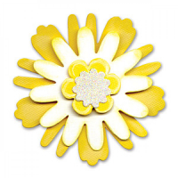 Billede: skæreskabelon blomst, Sizzix Bigz Die, Build a Flower, 655968, førpris kr. 160,- nupris 