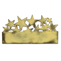 Billede: skæreskabelon stjernekant, Sizzix Originals On the Edge Die Tim Holtz - Star Cluster 658761, førpris kr. 130,- nupris