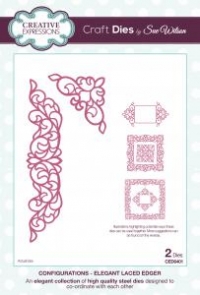 Billede: CREATIVE EXPRESSIONS SUE WILSON DIE Configurations Elegant Lace Edger Die, CED6401