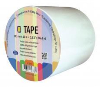Billede: Clear Doubled sided tape roll 3.3230, 15mx100mm, velegnet til udstansninger