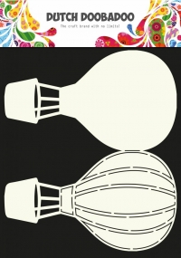 Billede: DDBD CARD ART A4 “Airballoon” 470.713.630, tegneskabelon luftballon