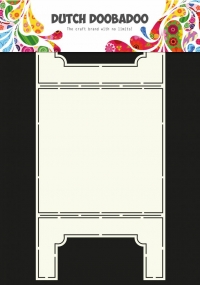 Billede: tegneskabelon kort med åben ramme i front, DDBD CARD ART “Ticket A4” 470.713.652