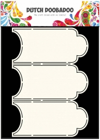 Billede: tegneskabelon trefløjet kort, DDBD CARD ART “Cabinet A5” 470.713.653