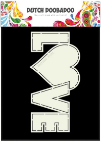 Billede: tegneskabelon DDBD CARD ART “LOVE A5” 470.713.659