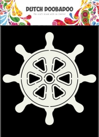 Billede: tegneskabelon ror, DDBD CARD ART “Steering Wheel A5” 470.713.687