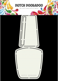 Billede: tegneskabelon neglelaksflaske, DDBD CARD ART “Nail Polish A5” 470.713.690